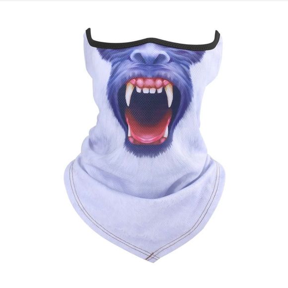 Half Face Mask Motorcycle Cycling Halloween UV Protection Balaclava Neck Scarf - Picture 1 of 1
